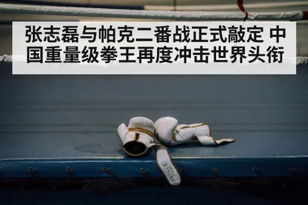 张志磊与帕克二番战正式敲定 中国重量级拳王再度冲击世界头衔